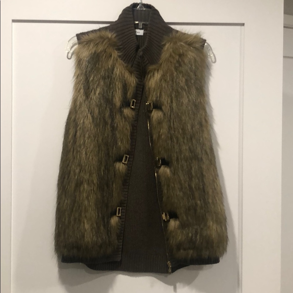 Faux fur CALVIN KLEIN vest